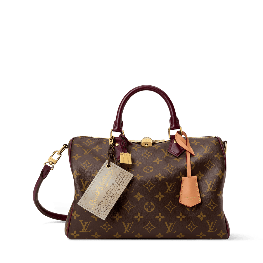 Speedy 30 Soft Celebration Monogram Coated Canvas Handbag