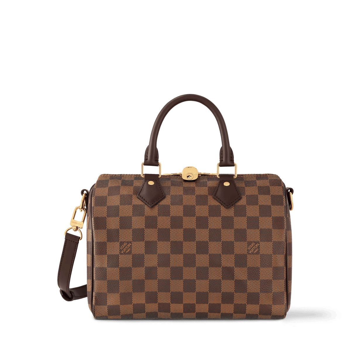 Speedy Bandoulière 25 Damier Ebene Dark Chocolate Shoulder Bag