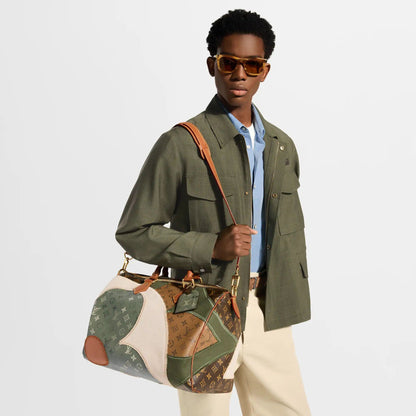 Speedy 40 Bandoulière Bag Khaki Shoes