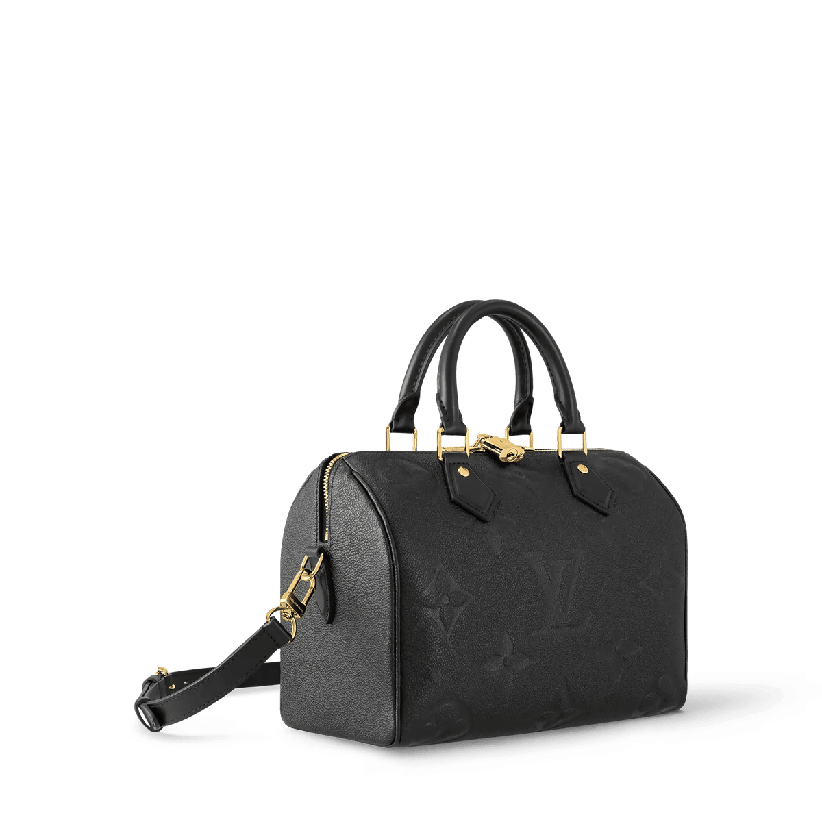 Speedy Bandoulière 25 Black Monogram Empreinte Leather Handbag M58951
