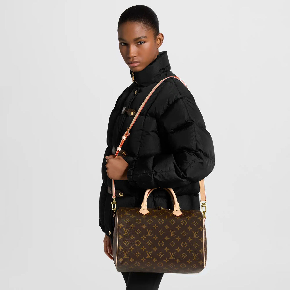 Speedy Bandoulière 30 Monogram Coated Canvas Tote Bag M46980