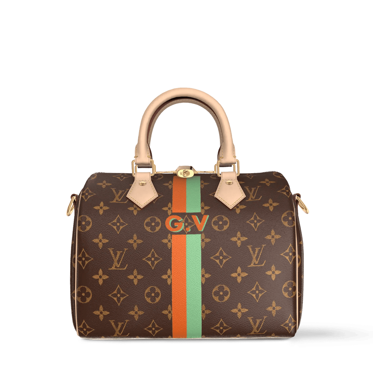 Speedy Bandoulière 25 Monogram Coated Canvas Handbag P01918