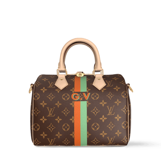 Speedy Bandoulière 25 Monogram Coated Canvas Handbag P01918