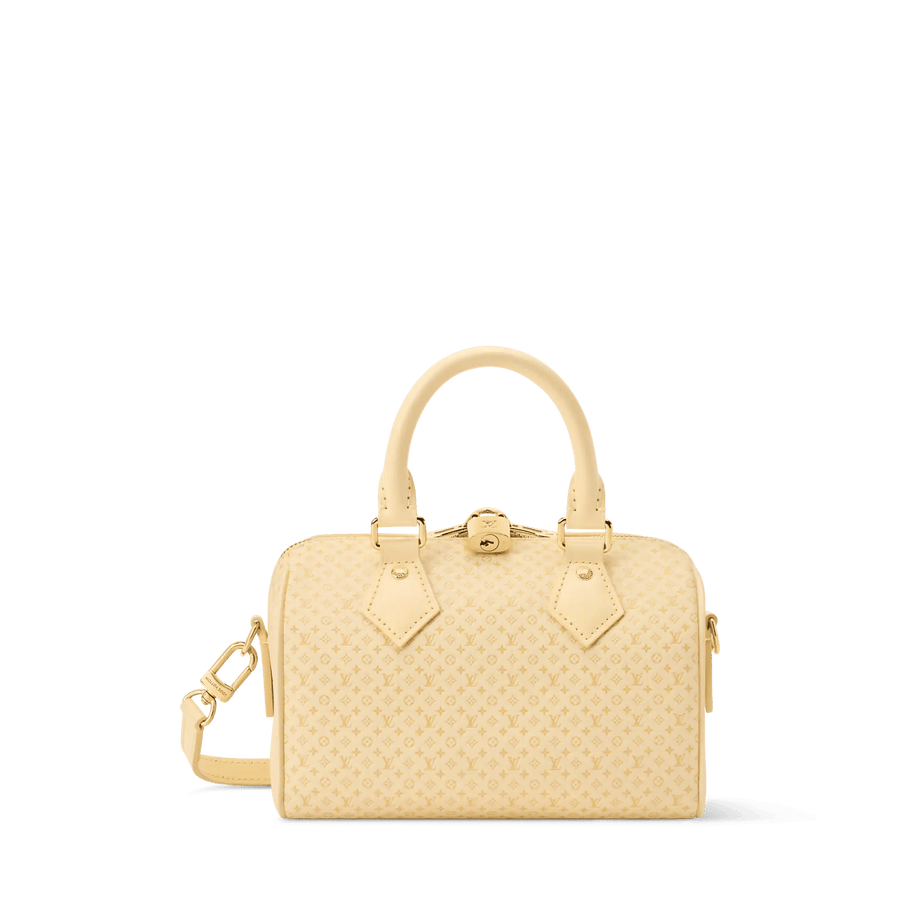 Speedy Bandoulière 20 Banana Calfskin Leather Handbag M29494