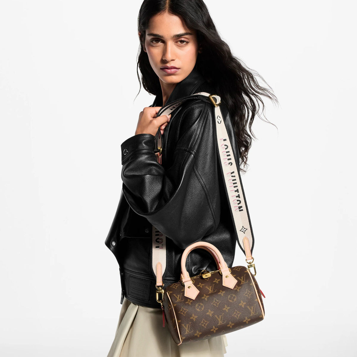 Speedy Bandoulière 20 Monogram Coated Canvas Crossbody Bag M46234
