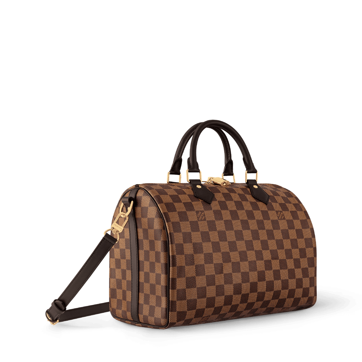 Speedy Bandoulière 30 Damier Ebene Coated Canvas Tote Bag N40590
