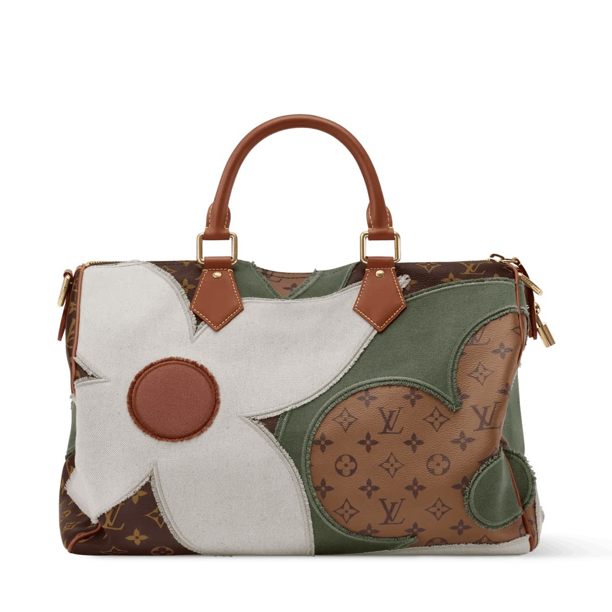 Speedy 40 Bandoulière Bag Khaki Shoes