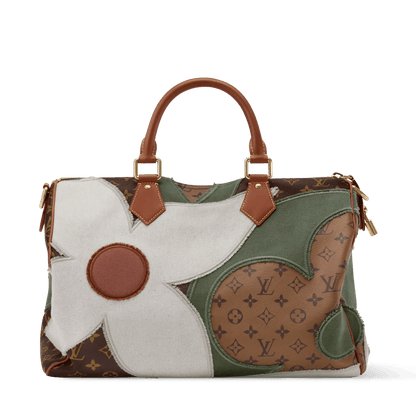 Speedy 40 Bandoulière Bag Khaki Shoes