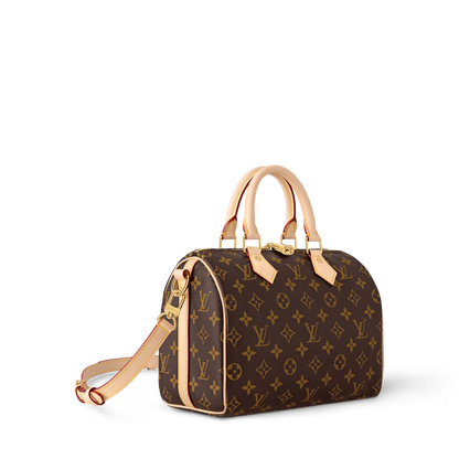 Speedy Bandoulière 25 Monogram Coated Canvas Gold-Toned Hardware