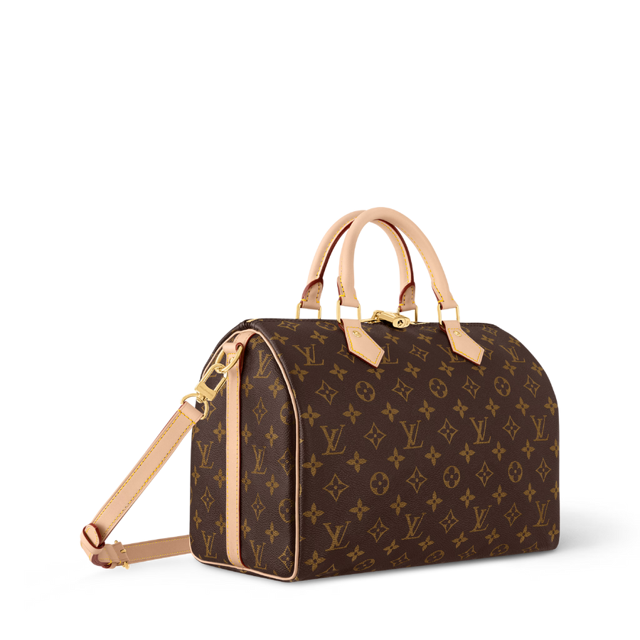 Speedy Bandoulière 30 Monogram Coated Canvas Gold-Toned Hardware