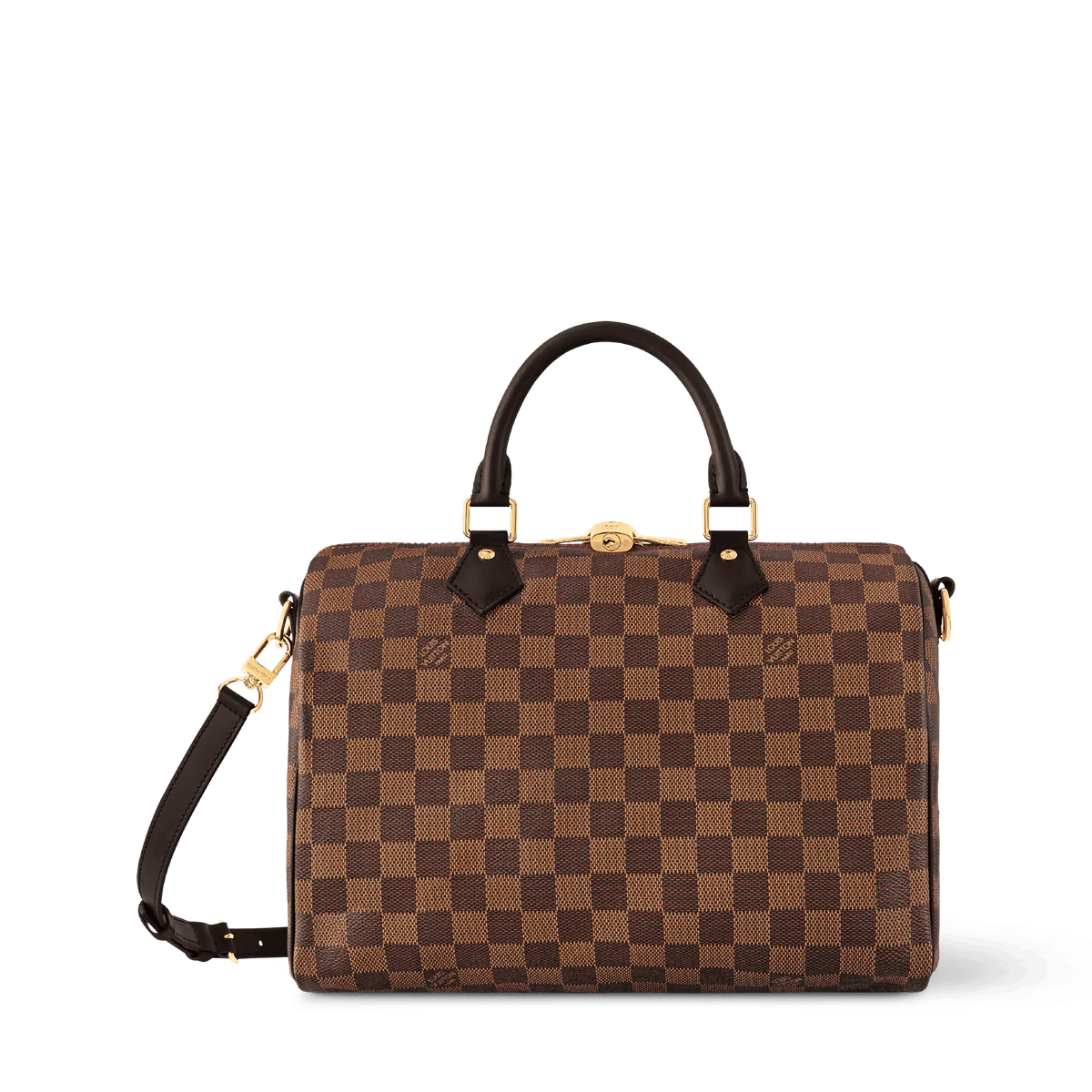 Speedy Bandoulière 30 Damier Ebene Coated Canvas Tote Bag N40590