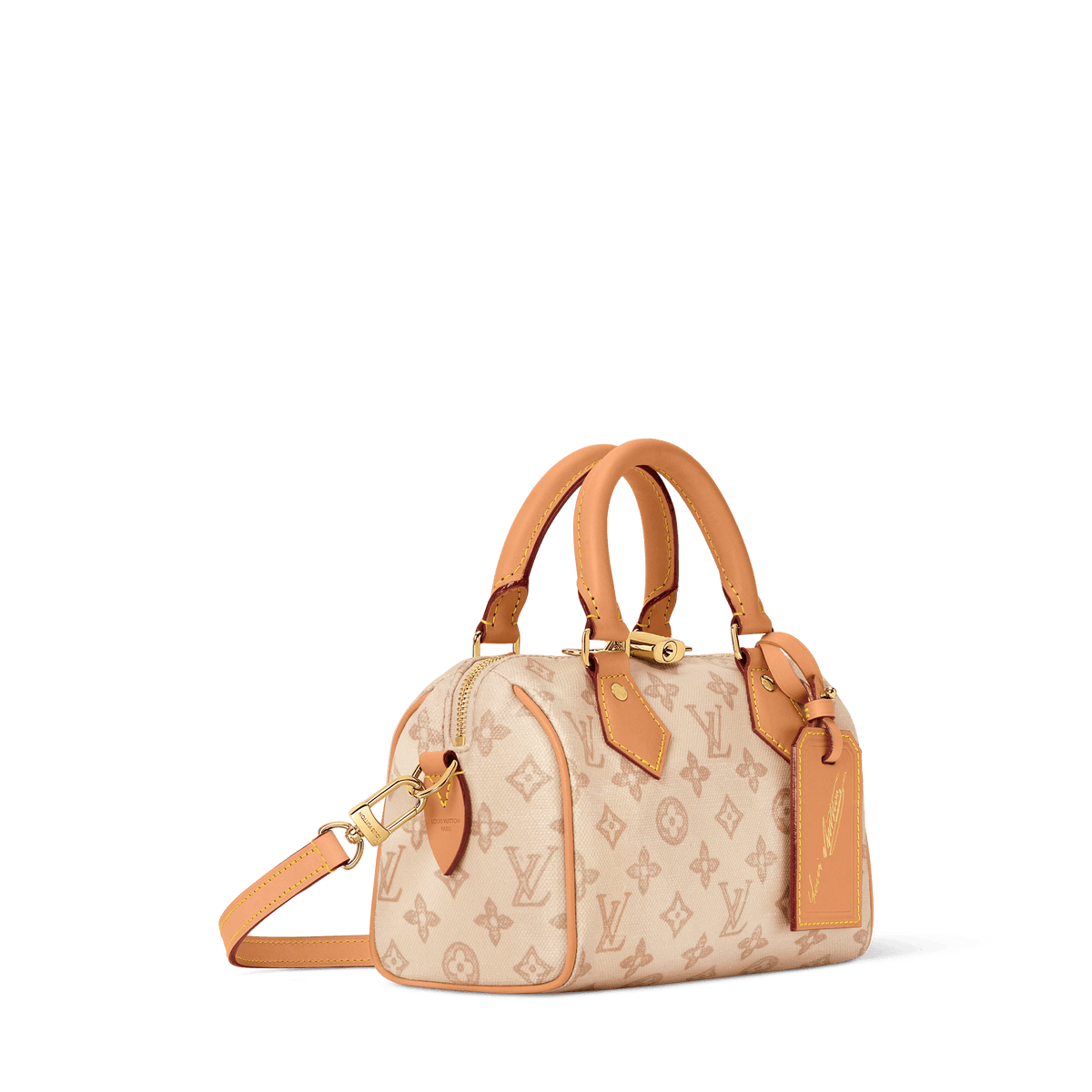 Speedy Bandoulière 20 Linen Monogram Origine Canvas Handbag M27951