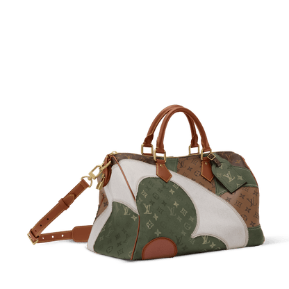 Speedy 40 Bandoulière Bag Khaki Shoes