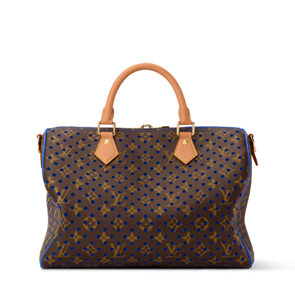 Speedy Soft 30 Monogram Perfo Neon Wave Canvas Handbag