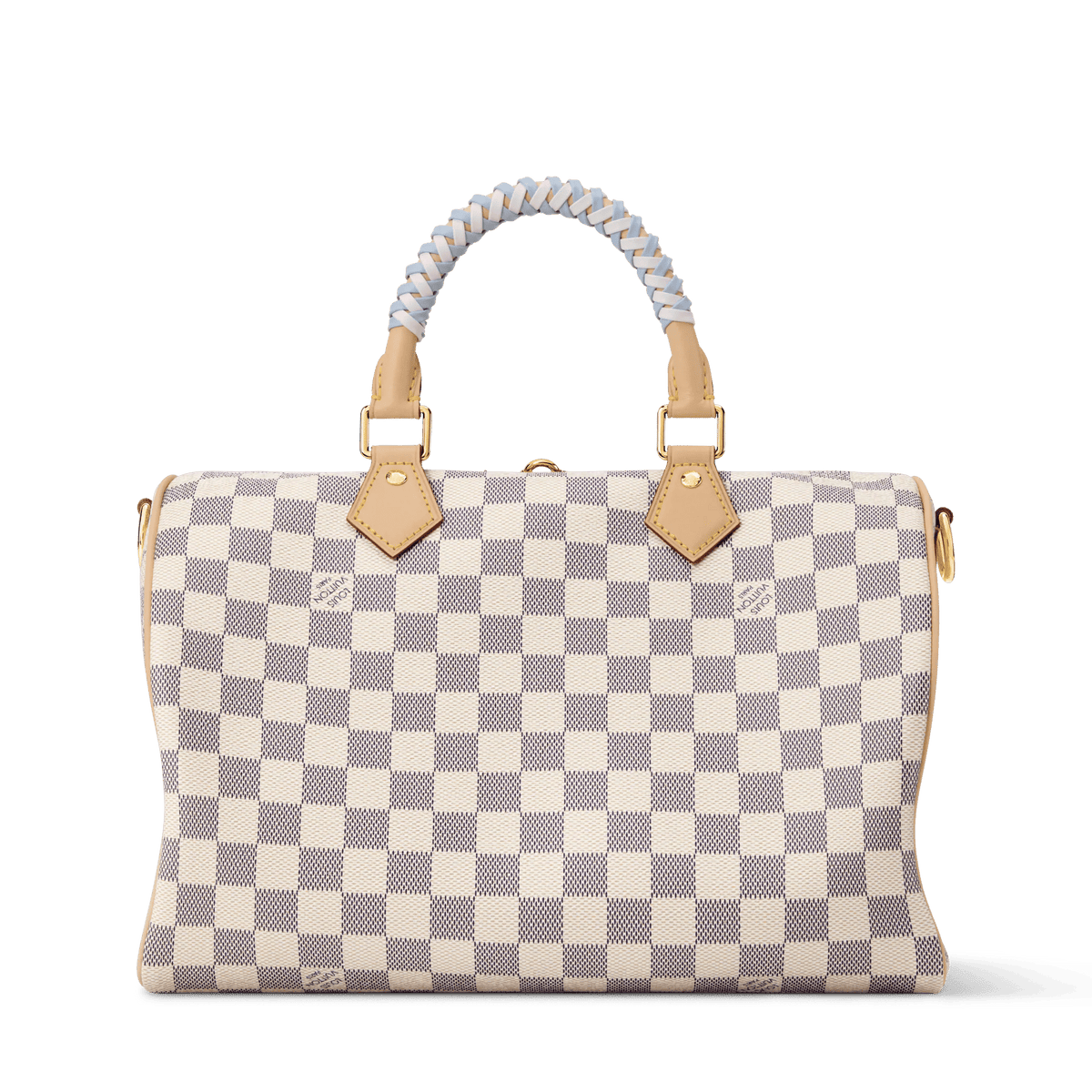 Speedy Soft 30 Damier Azur Bleu Olympe Coated Canvas Handbag N40908