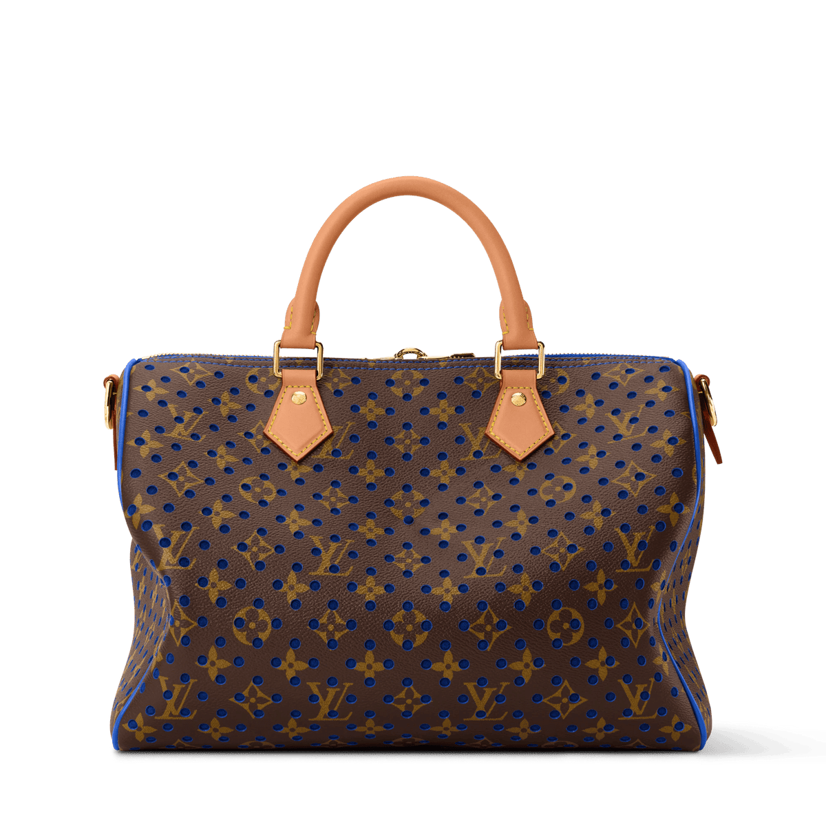 Speedy Soft 30 Monogram Perfo Neon Wave Canvas Handbag