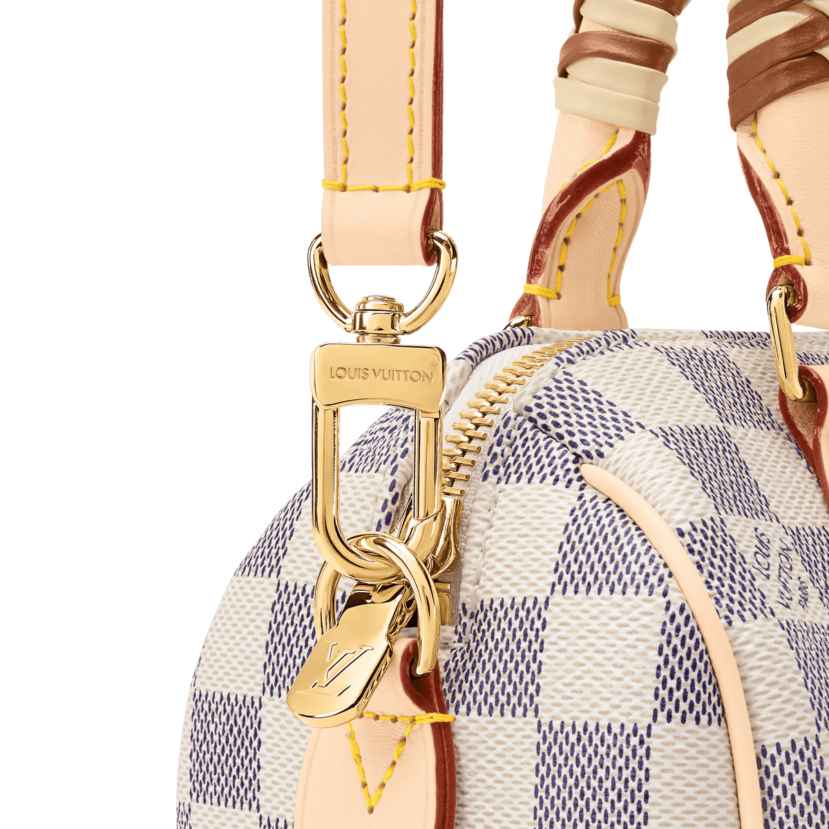 Speedy Bandoulière 20 Damier Azur Coated Canvas Handbag N40950