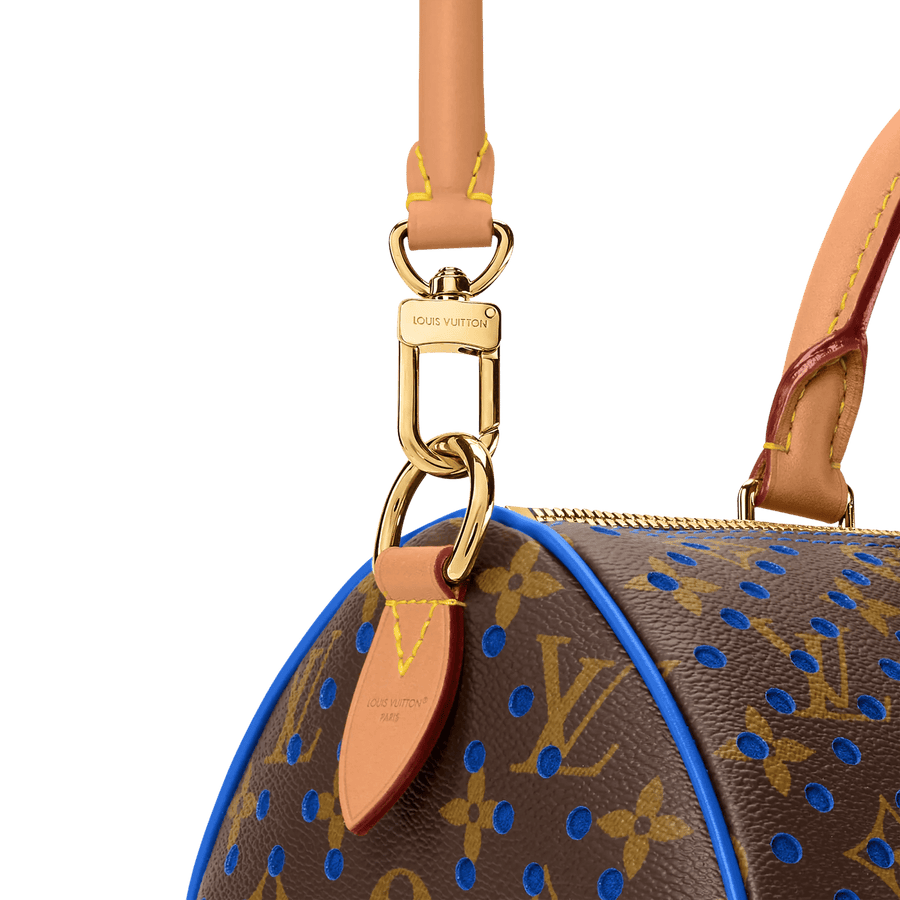 Speedy Soft 30 Monogram Perfo Neon Wave Canvas Handbag