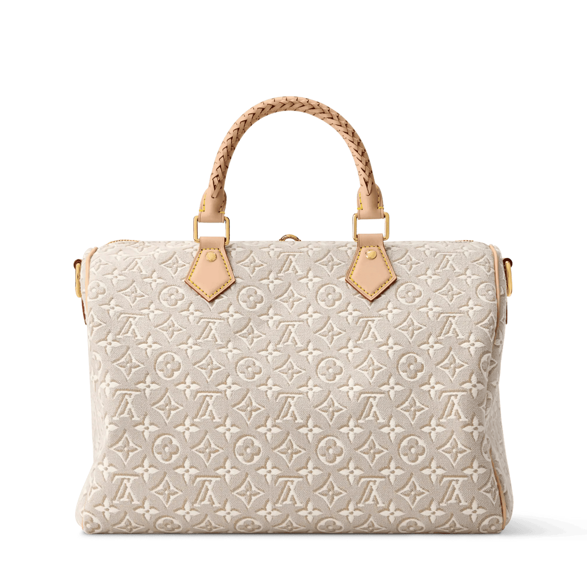 Speedy Soft 30 Monogram Emblème Peuplier Canvas Tote