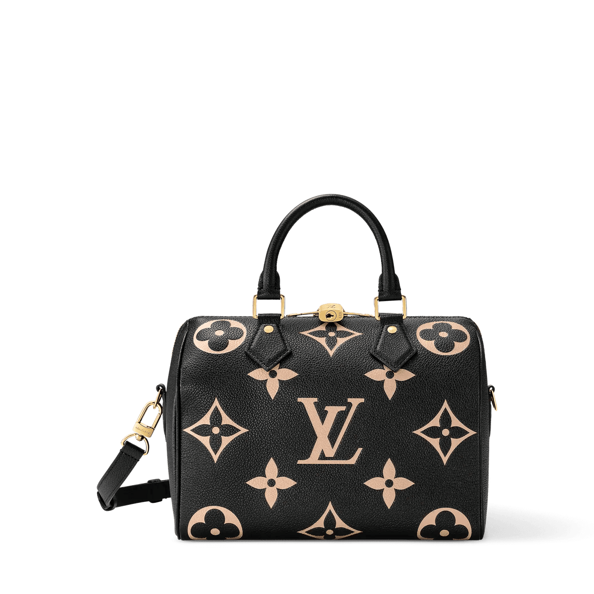 Speedy Bandoulière 25 Bicolor Monogram Empreinte Leather Handbag M58947