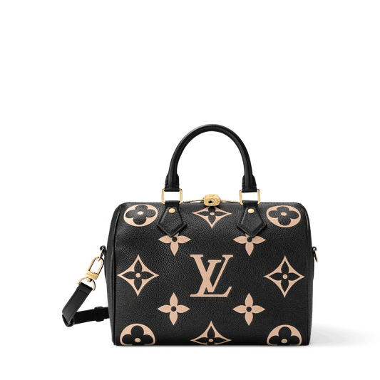 Speedy Bandoulière 25 Bicolor Monogram Empreinte Leather Handbag M58947