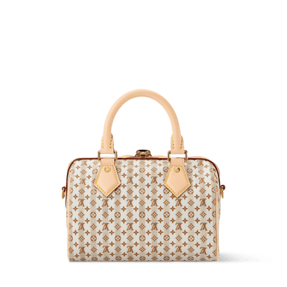 Speedy Bandoulière 20 LV Stamp Nude Rose Monogram Canvas Handbag M29459