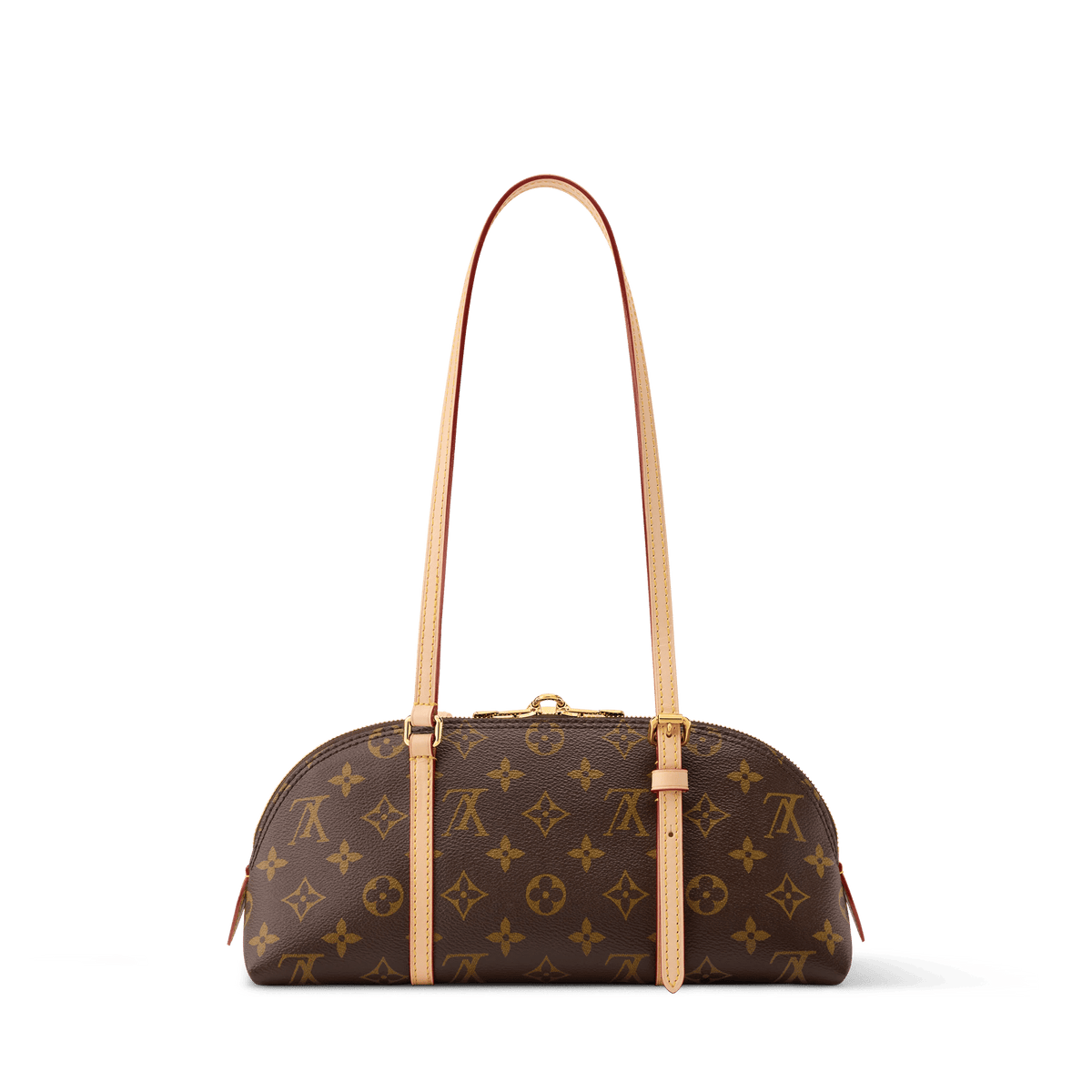 Squire East West Monogram Canvas Shoulder Bag