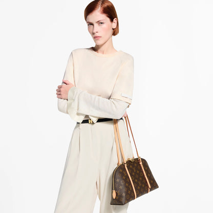 Squire PM Monogram Canvas Tote Bag