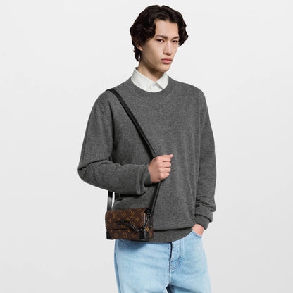 Steamer Wearable Wallet Monogram Macassar Canvas Collection