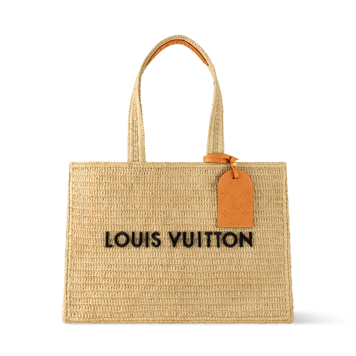 Summer Shopper Tote MM Raffia Natural Beige Collection