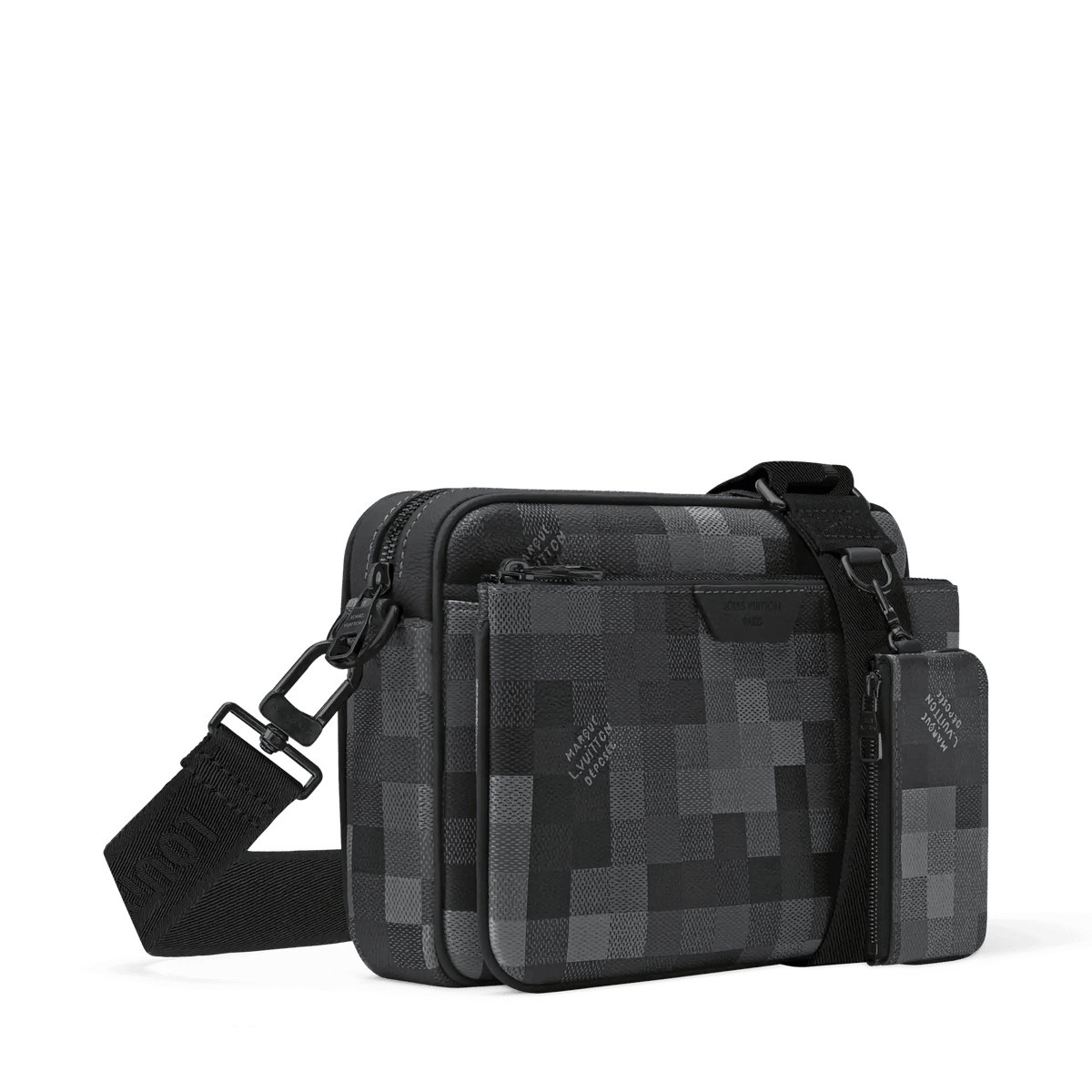 Trio Messenger Bag Black Shoes
