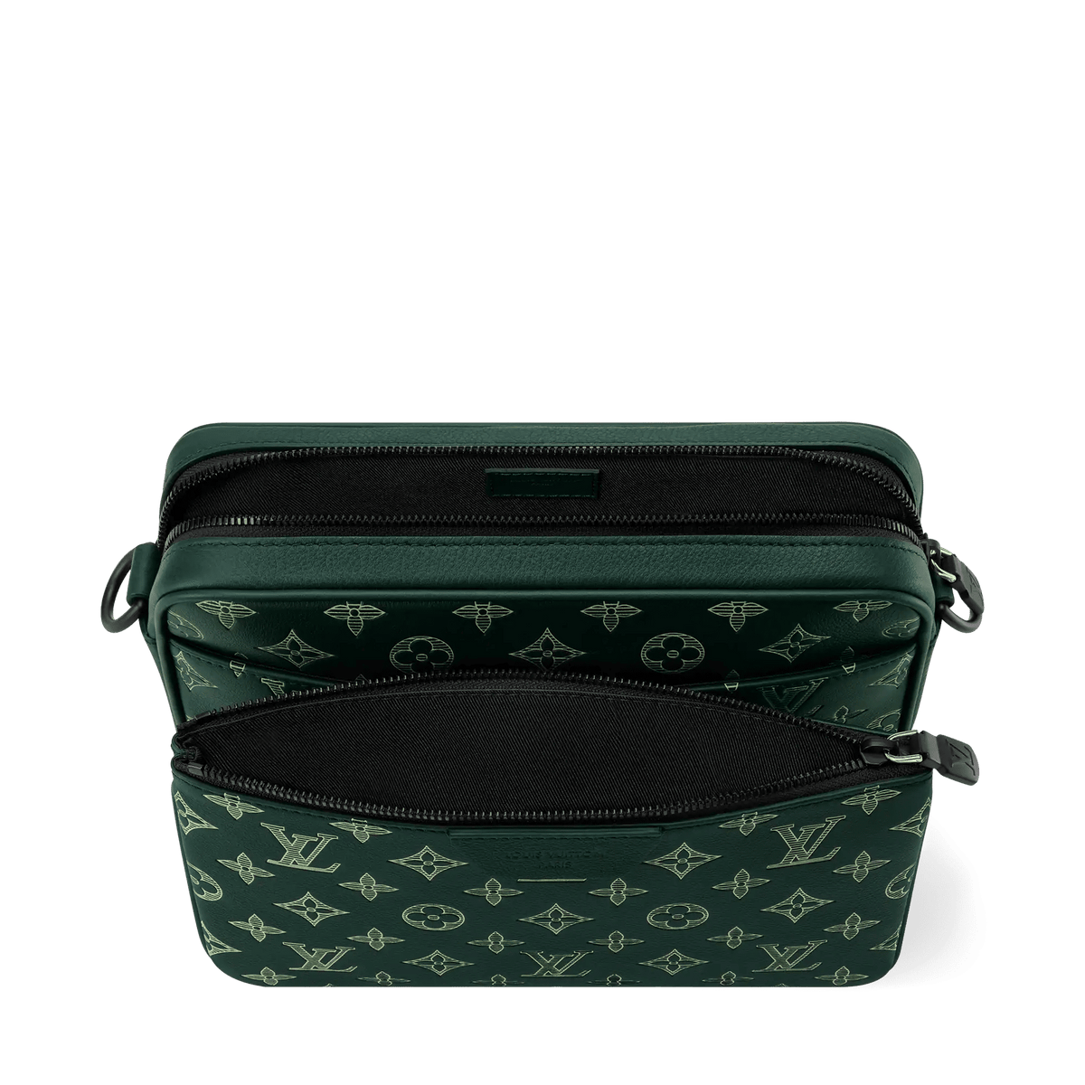 Trio Messenger Forest Green Shoes