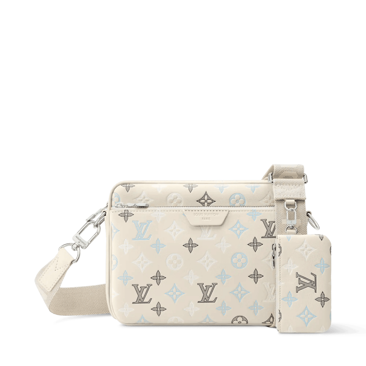 Trio Messenger Bag Monogram Shadow Shoes