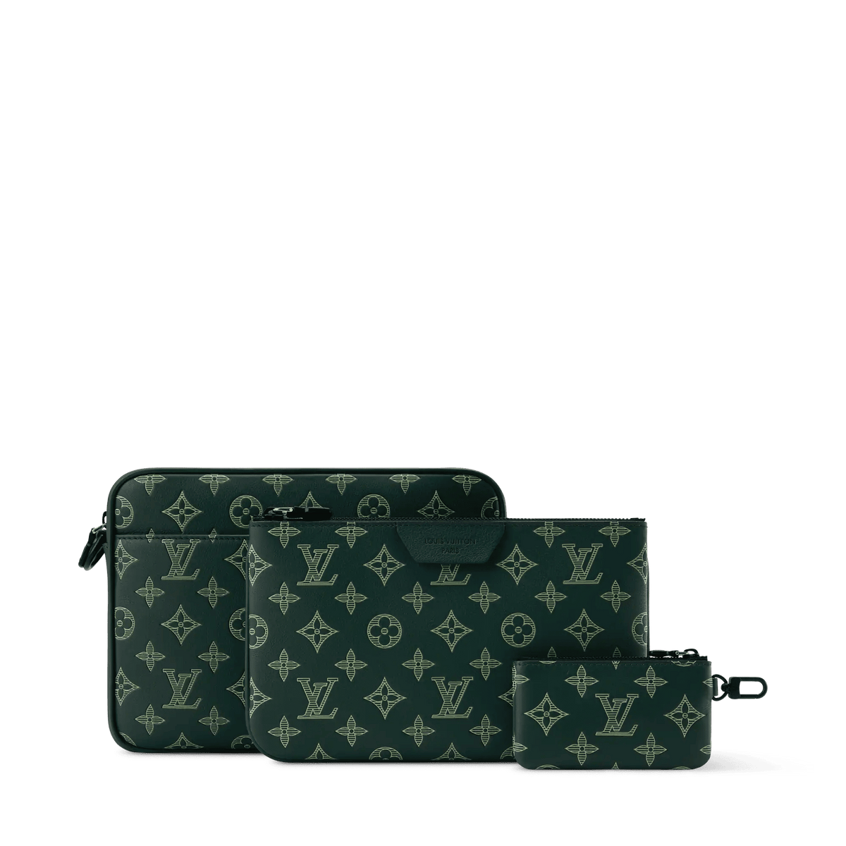 Trio Messenger Forest Green Shoes
