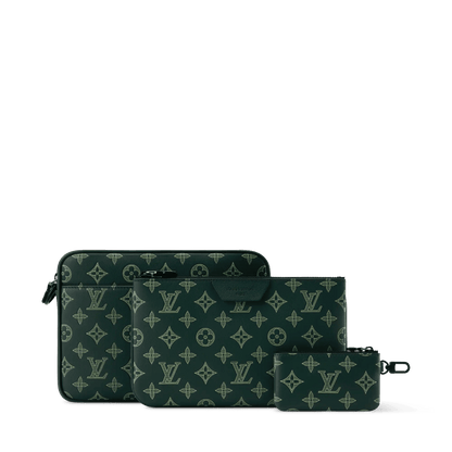 Trio Messenger Forest Green Shoes