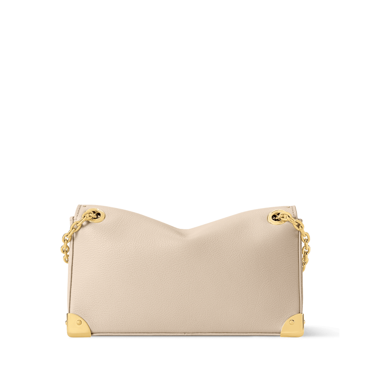 Trunkie East-West Calfskin Leather Almond Baguette Bag