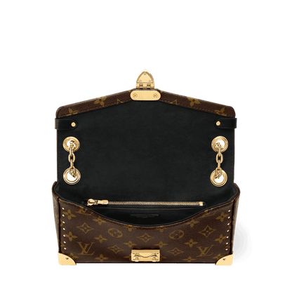 Trunkie East West Monogram Canvas Baguette Bag