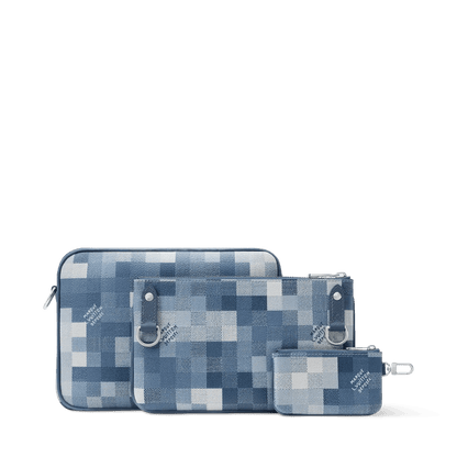 Trio Messenger Bag Indigo Shoes