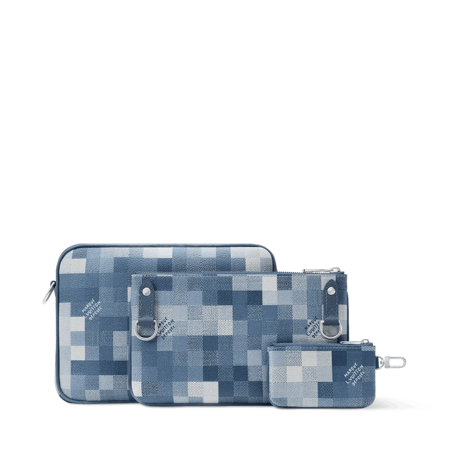Trio Messenger Bag Indigo Shoes