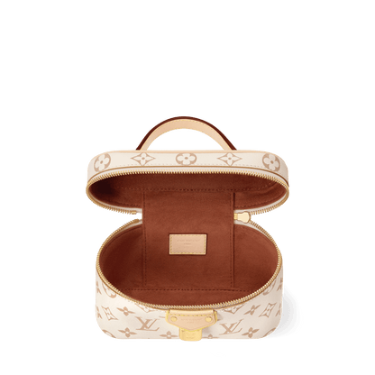 Vanity Chain Pouch Monogram Dune Canvas Chain Wallet