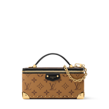 Vanity Case Pouch Trunk Nano Bag Monogram Reverse Gold-Toned Hardware