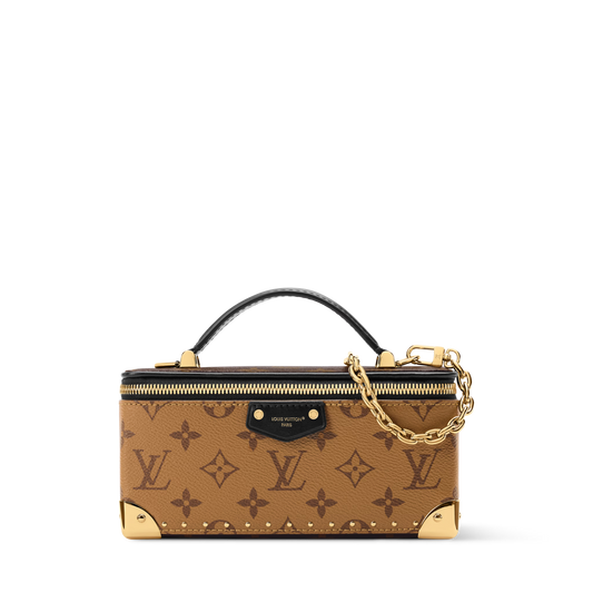 Vanity Case Pouch Trunk Nano Bag Monogram Reverse Gold-Toned Hardware
