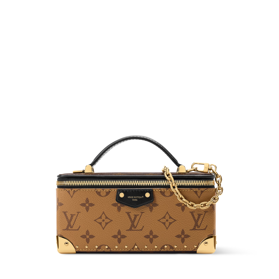 Vanity Case Pouch Trunk Nano Bag Monogram Reverse Gold-Toned Hardware