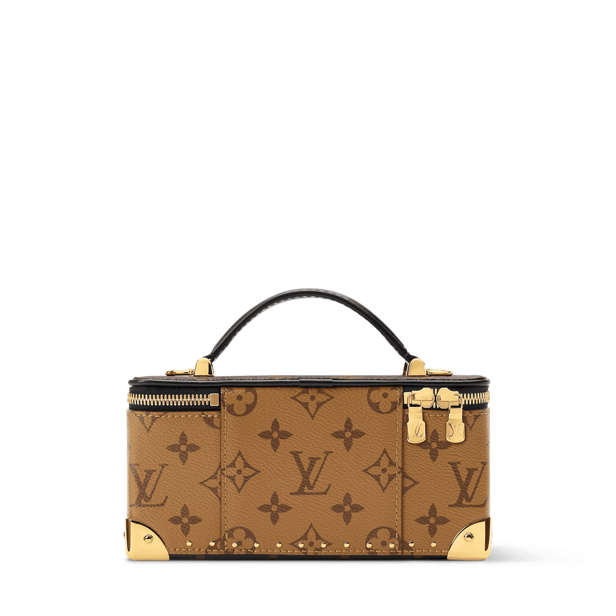 Vanity Pouch Trunk Monogram Reverse Canvas Chain Wallet