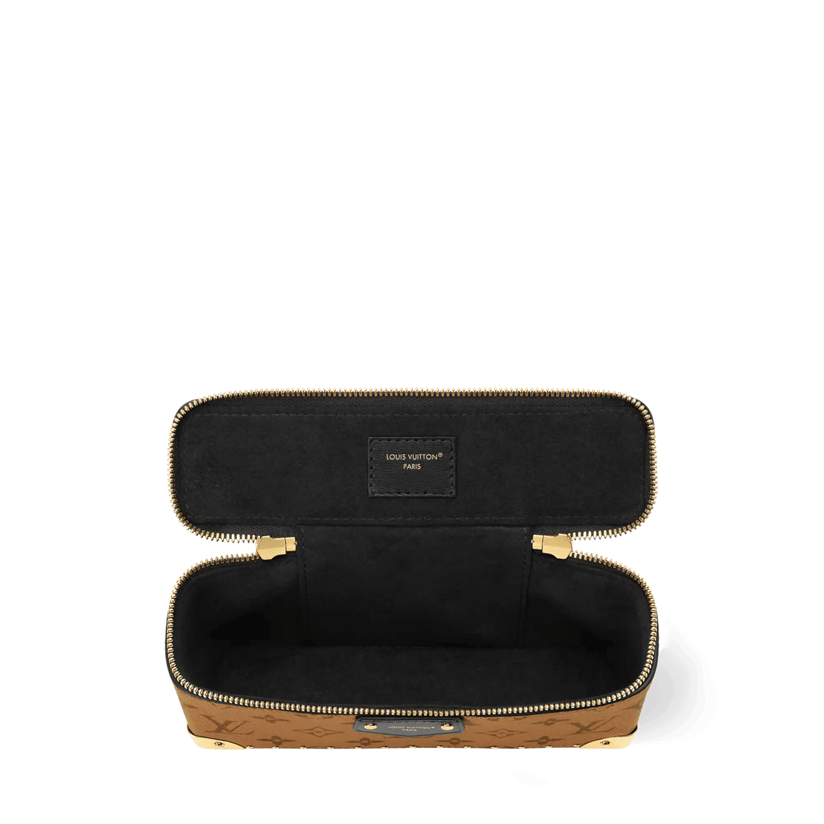 Vanity Pouch Trunk Monogram Reverse Canvas Chain Wallet