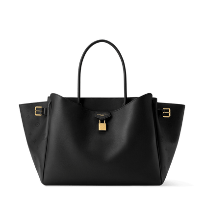 Vendome MM Black Calfskin Leather Tote Bag M26338