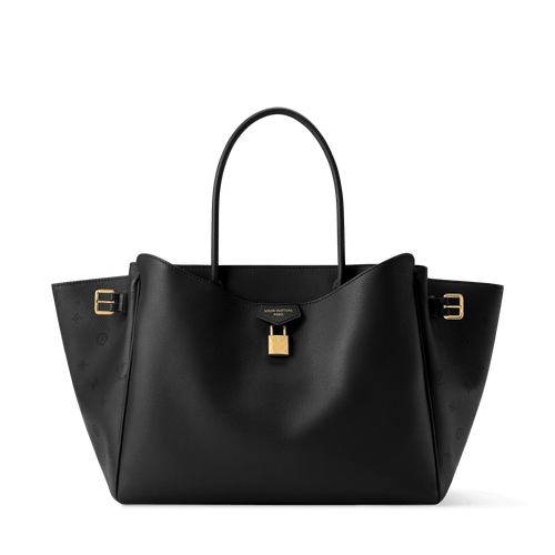 Vendome MM Black Calfskin Leather Tote Bag M26338