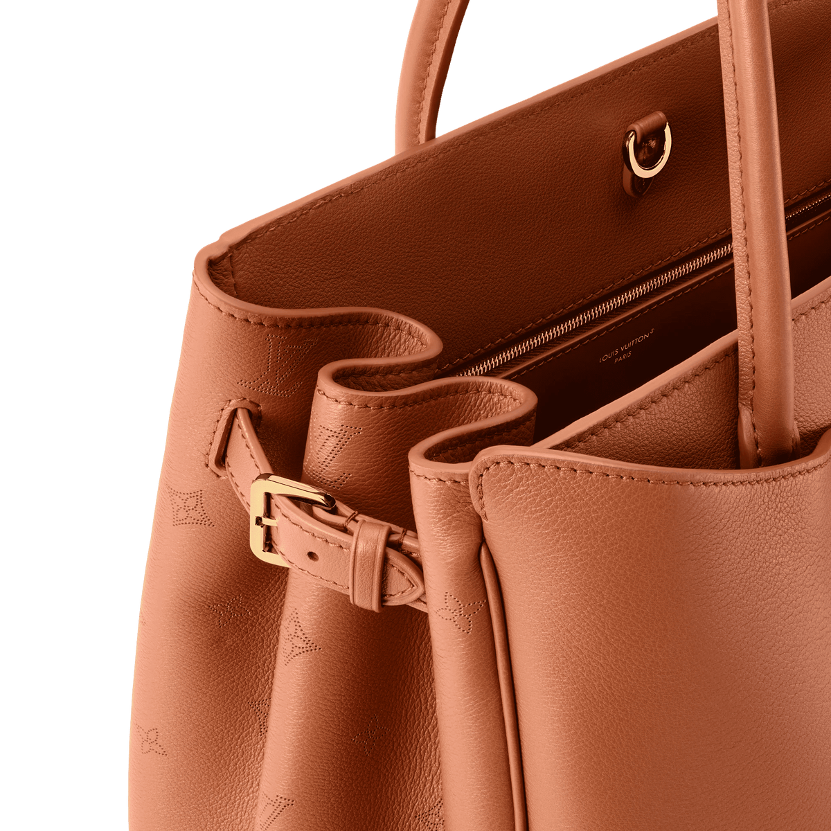 Vendome MM Cognac Calfskin Leather Tote Bag M26501