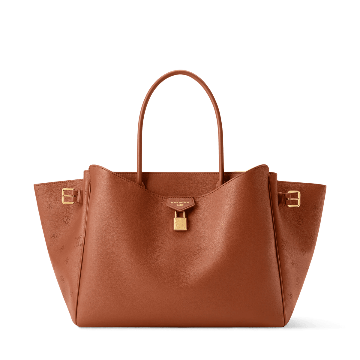 Vendome MM Cognac Calfskin Leather Tote Bag M26501