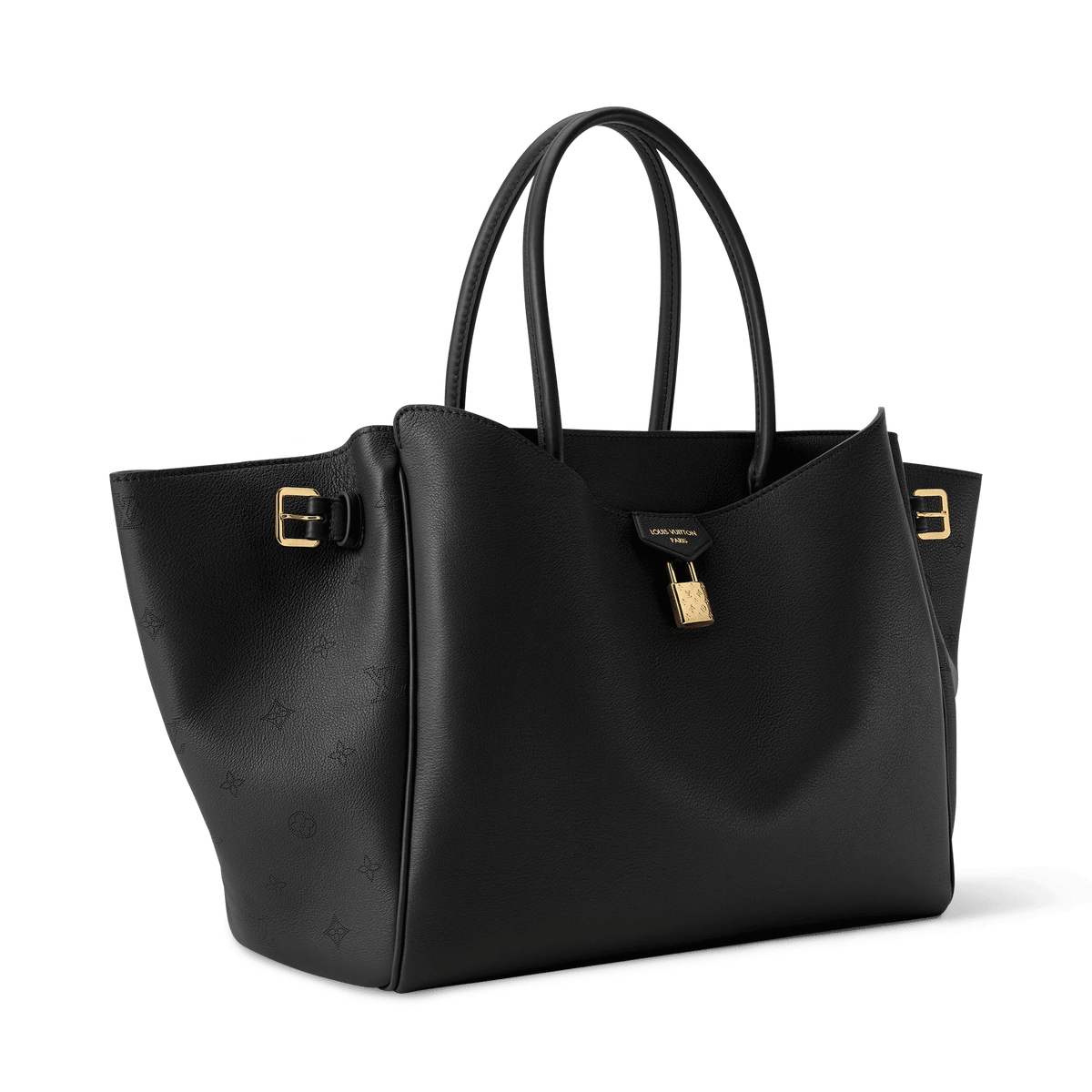 Vendome MM Black Calfskin Leather Tote Bag M26338